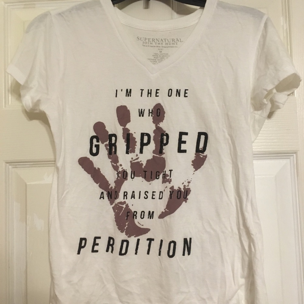 Hot Topic Supernatural Short Sleeved Shirt
